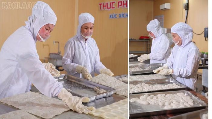 Quy trình sản xuất bảo đảm vệ sinh an toàn thực phẩm.