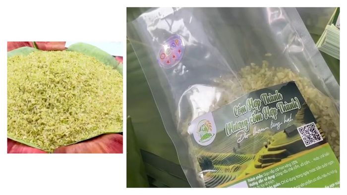 Cốm Hợp Thành đạt OCOP 3 sao.