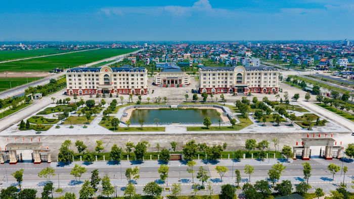 Toàn cảnh xã Phát Diệm.