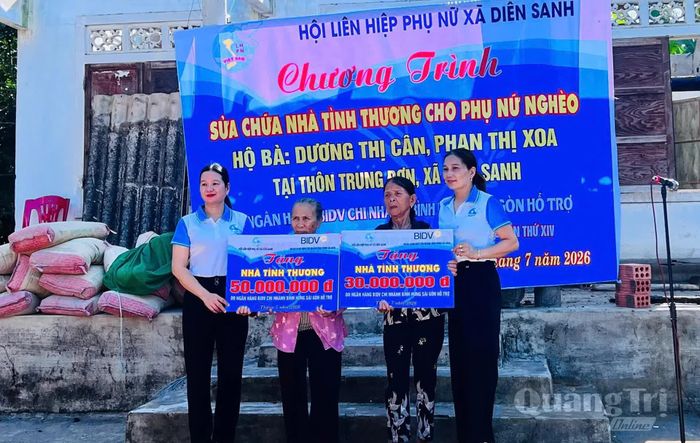 Các hoạt động an sinh xã hội, nâng cao đời sống hội viên được Hội Liên hiệp Phụ nữ xã Diên Sanh quan tâm - Ảnh: NVCC