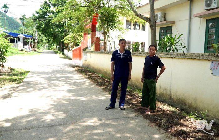 Người dân xóm Bài Kịnh, xã Yên Trạch đồng thuận hiến đất làm đường