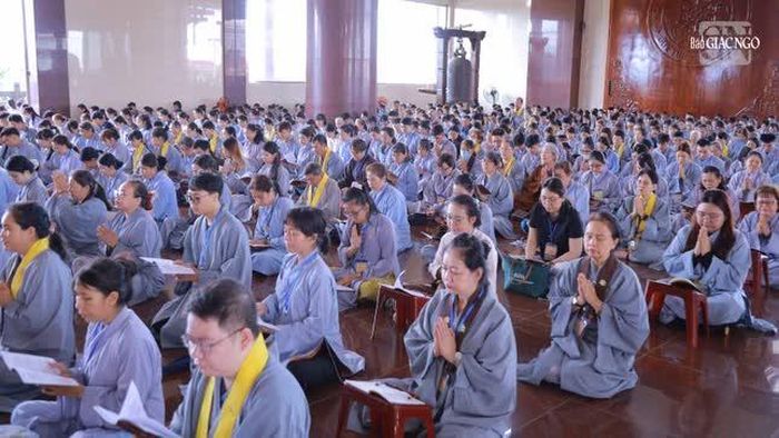 Khóa tu Ngày an lạc ở Học viện Phật giáo VN tại TP.HCM được tổ chức vào Chủ nhật hàng tháng