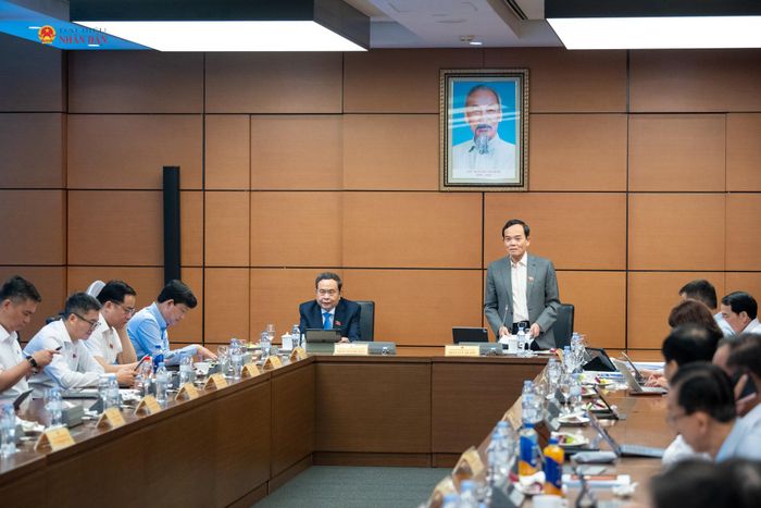 Bí thư Thành ủy TP.HCM Trần Lưu Quang phát biểu. (Ảnh: Media Quốc hội).