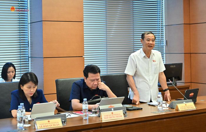 ĐBQH Nguyễn Thái Học (Đắk Lắk) phát biểu