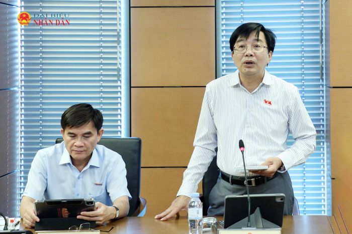 ĐBQH Nguyễn Minh Sơn (Đồng Tháp) phát biểu