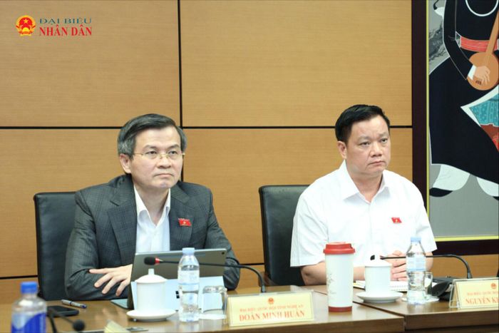 Chủ tọa điều hành phiên thảo luận tổ