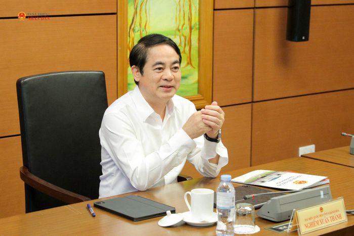 ĐBQH Nghiêm Xuân Thành (Khánh Hòa) phát biểu. Ảnh Hồ Long