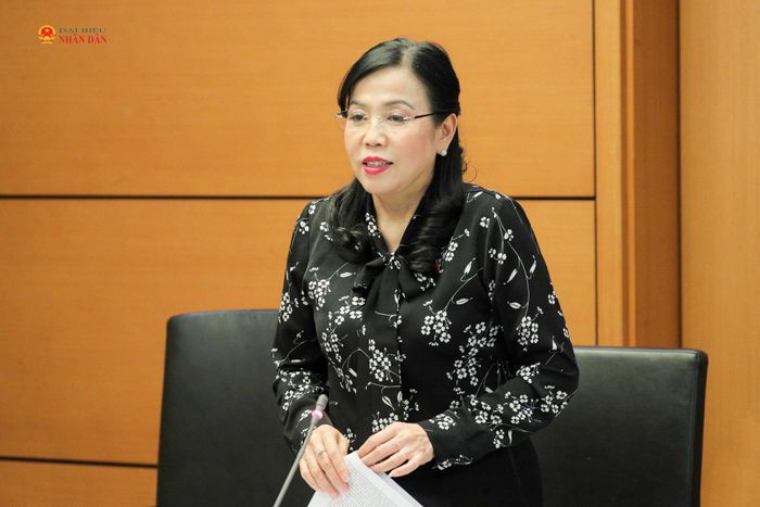 Chủ nhiệm Ủy ban Khoa học, Công nghệ và Môi trường Nguyễn Thanh Hải phát biểu. Ảnh: Hồ Long