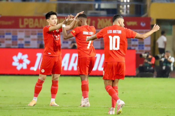 Cả CAHN và Hà Nội FC đều có bàn thắng trong hiệp 2.