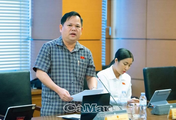 Đại biểu Nguyễn Duy Thanh, Phó Chủ tịch Hiệp hội Doanh nghiệp tỉnh Cà Mau, Uỷ viên Uỷ ban Kinh tế và Tài chính của Quốc hội, 