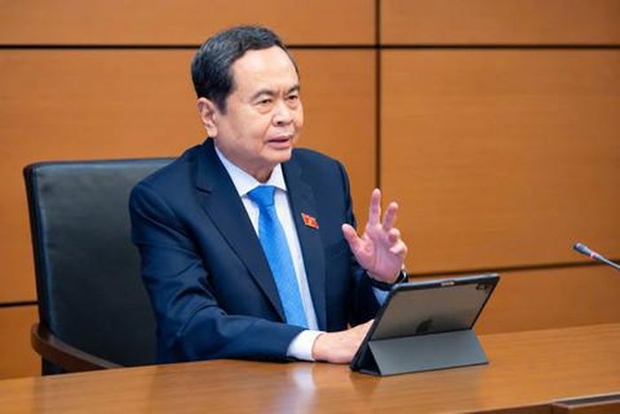 Chủ tịch Quốc hội Trần Thanh Mẫn phát biểu thảo luận