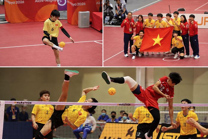 Cầu mây Việt Nam giành 2 HCV tại ASIAD 2026.