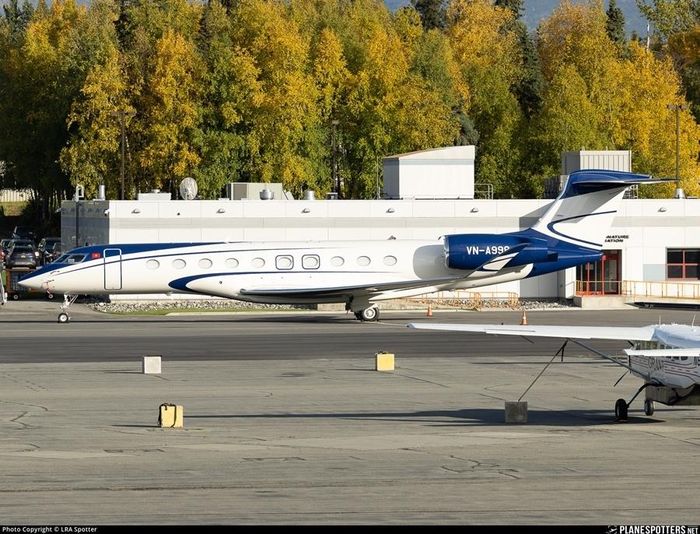 Chiếc Gulfstream G700 về Việt Nam hồi tháng 9/2026. (Ảnh: Planespotters)