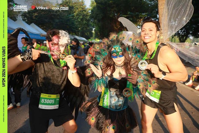 VPIM cũng là đường chạy để các runner khoe cá tính qua những tạo hình độc đáo.
