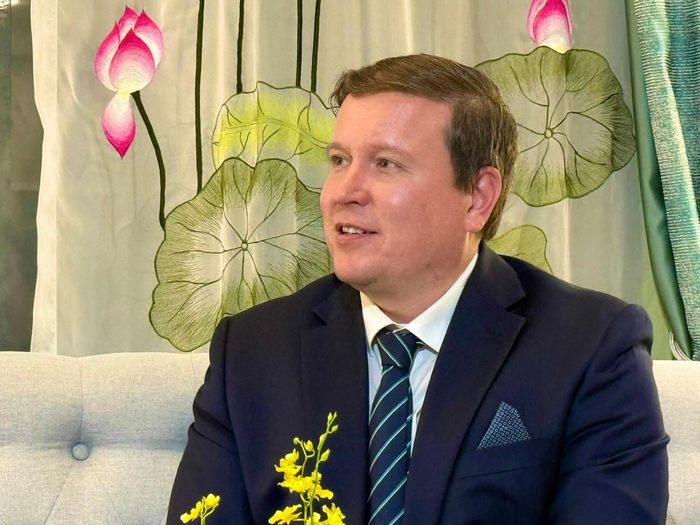 Bộ trưởng Ngoại thương và Phát triển Phần Lan Ville Tavio. Ảnh: Kiều Thoan Thu