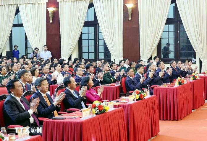 Các đại biểu tham dự lễ trao giải. Ảnh: Phương Hoa/TTXVN