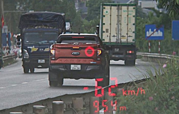 Bắc Ninh phát hiện 448 trường hợp chạy quá tốc độ qua hệ thống thiết bị kỹ thuật nghiệp vụ trong 7 ngày. (Ảnh Phòng CSGT Bắc Ninh)