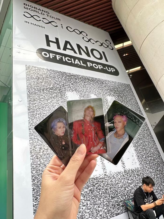 Fan được bốc card khi hóa đơn thanh toán "vượt ngưỡng" tại pop-up BIGBANG. - Nguồn: @kulvip1609