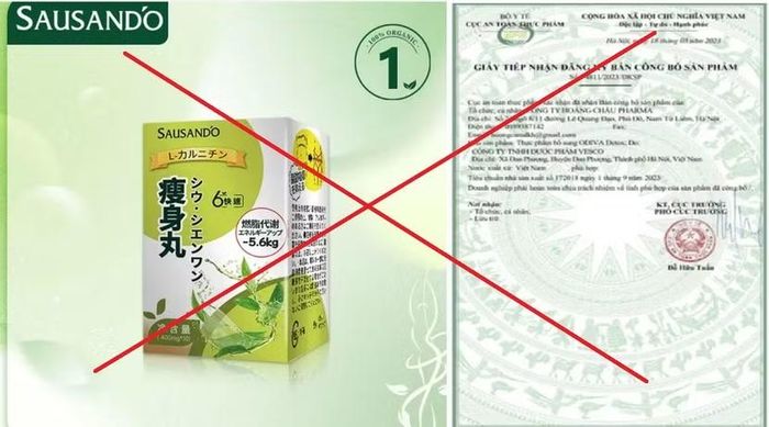 Giấy tiếp nhận đăng ký bản công bố sản phẩm giả mạo