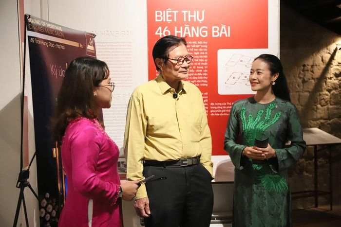 Phường Cửa Nam tổ chức chương trình livestream "Ký ức Hà Nội - Những câu chuyện kể bằng âm nhạc" tại Biệt thự 49 Trần Hưng Đạo vào tối 18/10. Ảnh: BTC
