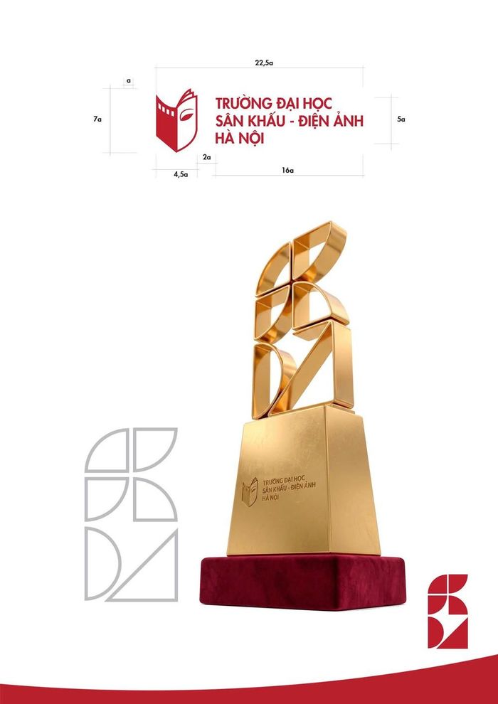 Bộ nhận diện thương hiệu mới của Trường Đại học Sân khấu - Điện ảnh Hà Nội