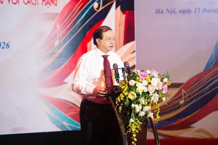 Thứ trưởng Bộ Văn hóa, Thể thao và Du lịch Tạ Quang Đông phát biểu tại Lễ phát động