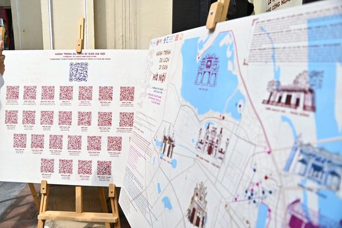 Hệ thống mã QR khám phá các di sản của Hà Nội