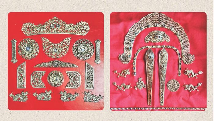 Mẫu thiết kế của nghệ nhân chạm bạc Đinh Quang Thắng.