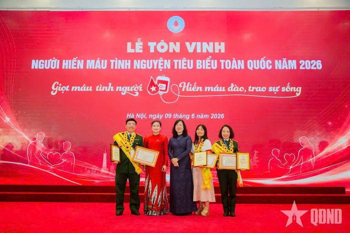  Đại úy QNCN Thiều Thanh Tâm là cá nhân tiêu biểu của tỉnh Đắk Lắk được lựa chọn tham gia chương trình tôn vinh 100 người hiến máu tình nguyện tiêu biểu toàn quốc năm 2026.