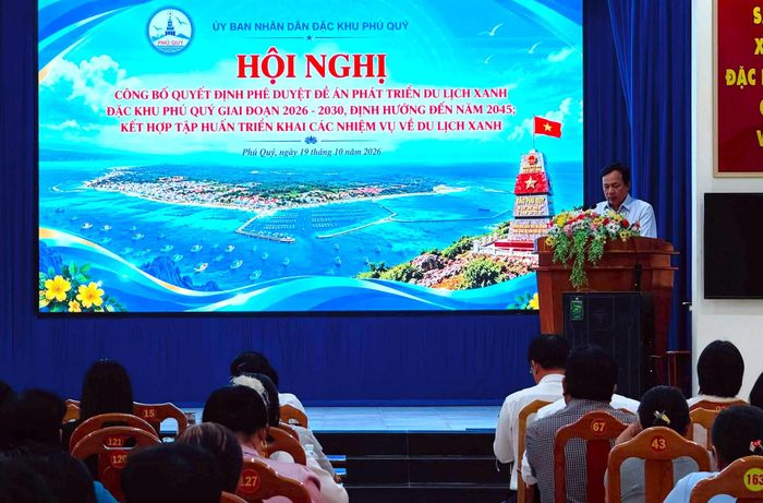 Hội nghị công bố quyết định phê duyệt Đề án phát triển du lịch xanh giai đoạn 2026–2030, định hướng đến năm 2045