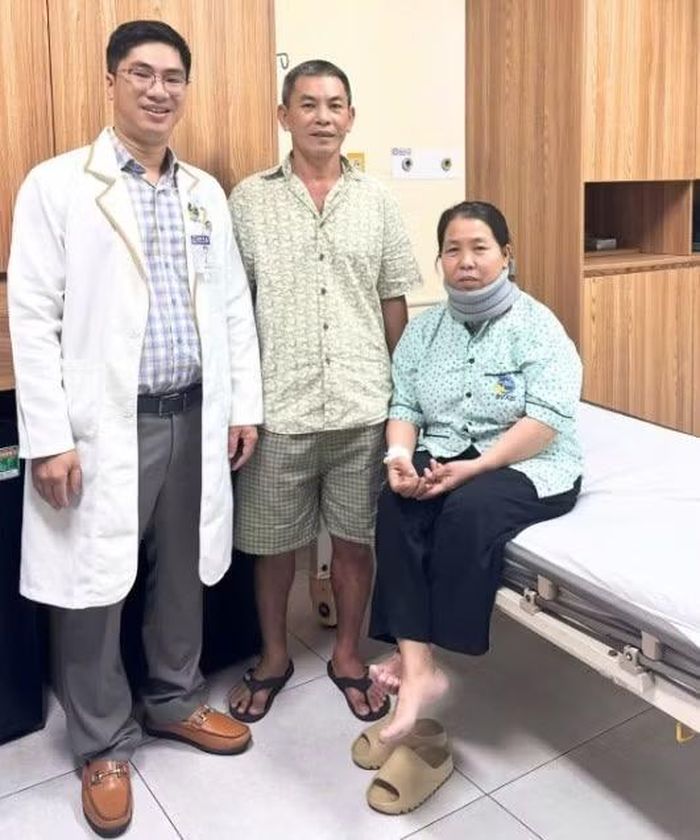 Người bệnh sau phẫu thuật - Ảnh BVCC