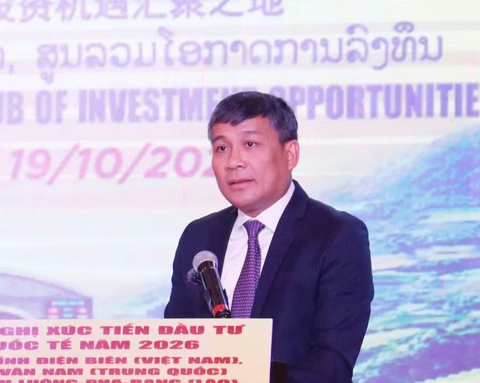 Ông Nguyễn Minh Vũ, Thứ trưởng Thường trực Bộ Ngoại giao phát biểu.