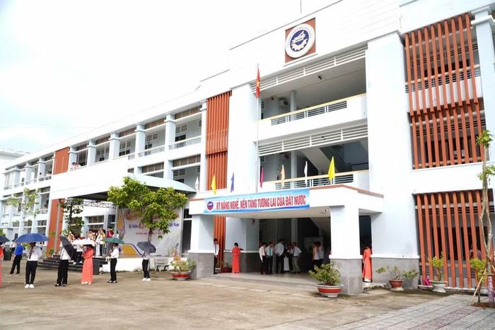 Khuôn viên Trường Cao đẳng Kiên Giang.