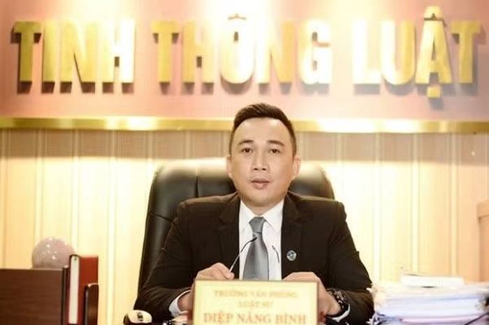 Luật sư Diệp Năng Bình, Trưởng phòng Luật sư Tinh thông Luật. (ảnh: NVCC)