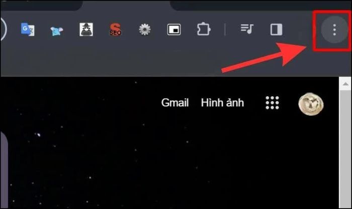 Khởi chạy Google Chrome trên máy tính.