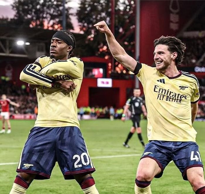 Madueke tỏa sáng giúp Arsenal đánh bại Nottingham Forest.