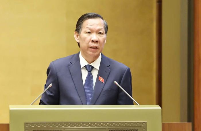  Chủ nhiệm Ủy ban Kinh tế và Tài chính Phan Văn Mãi. (Ảnh: Như Ý) 
