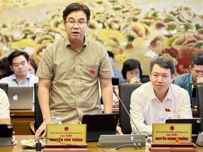 ĐBQH Nguyễn Văn Thắng - Chủ tịch Liên đoàn Lao động TP Hà Nội. Ảnh: DL.