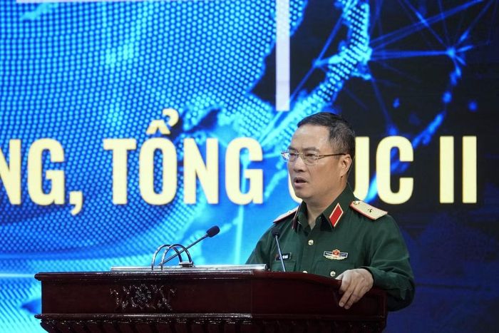 Thiếu tướng Tống Hữu Nghĩa - Phó Tổng Cục trưởng Tổng cục 2 (Bộ Quốc phòng).