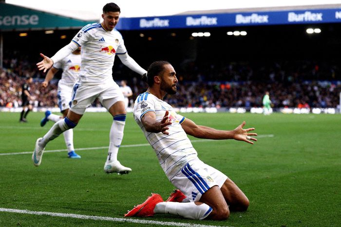 Calvert-Lewin và Leeds có trận đấu rất hay. Ảnh: P.L