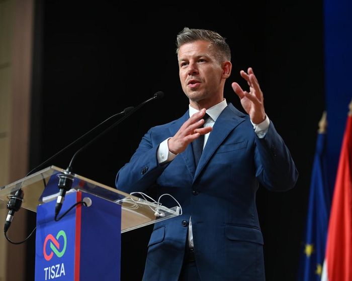 Thủ tướng Hungary Peter Magyar. Ảnh: NurPhoto