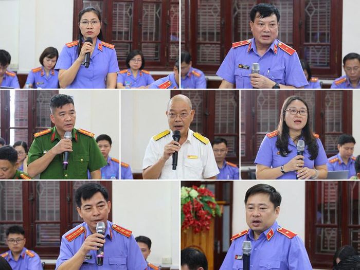 Các đại biểu tham luận tại Hội thảo.