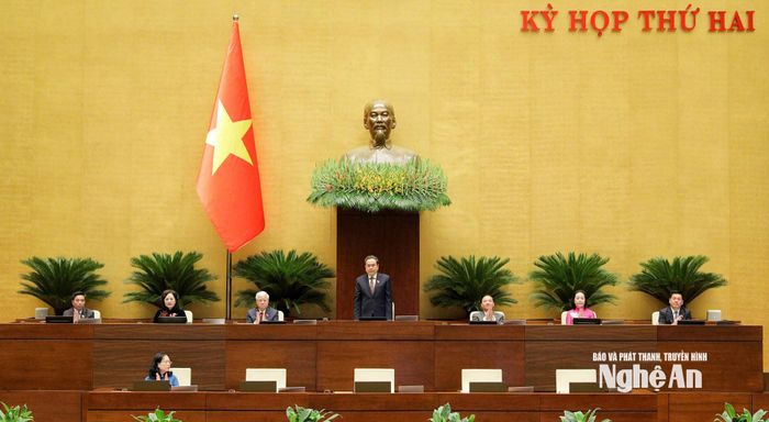 Khai mạc trọng thể Kỳ họp thứ hai, Quốc hội khóa XVI. Ảnh: Viết Chung