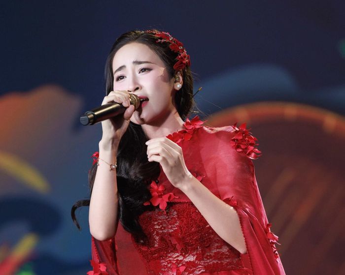  Thu Hà tại Liveshow 3. (Ảnh: VTV) 