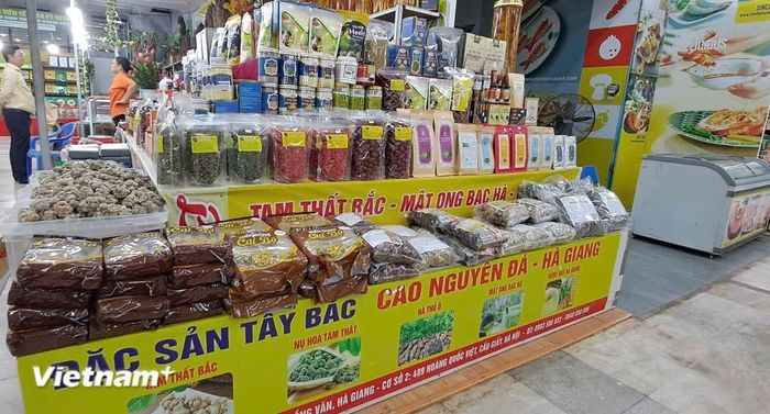 Quảng bá sản phẩm. (Ảnh: HV/Vietnam+)