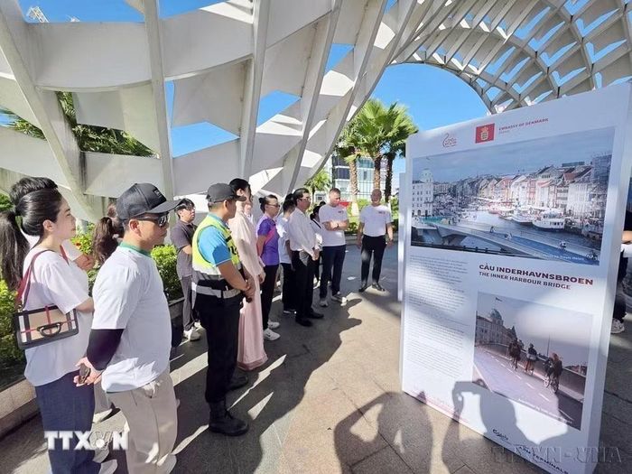 Sự kiện “Đà Nẵng-Copenhagen: Hành trình xanh bên bờ sông Hàn," góp phần tăng cường giao lưu, hợp tác giữa Việt Nam-Đan Mạch trong lĩnh vực phát triển đô thị xanh, bền vững (Đà Nẵng, 20/6/2026). (Ảnh: Trần Lê Lâm/TTXVN)