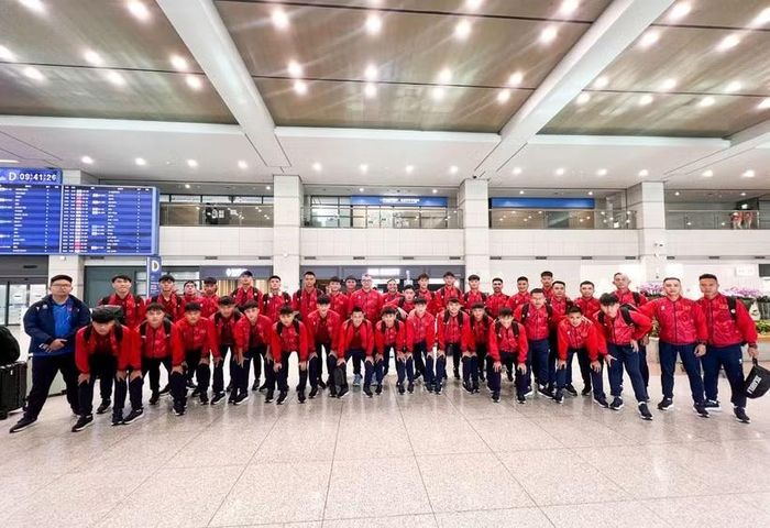 U17 Việt Nam đến Hàn Quốc, bước vào giai đoạn quan trọng trước giải U17 thế giới. (Nguồn: VFF)
