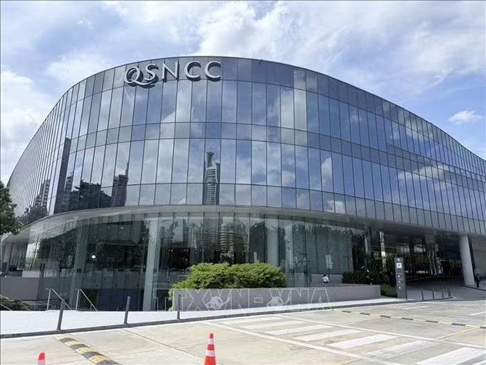 Trung tâm Hội nghị Quốc gia Queen Sirikit ở thủ đô Bangkok, Thái Lan. Ảnh: Trang Nhung/PV TTXVN tại Thái Lan