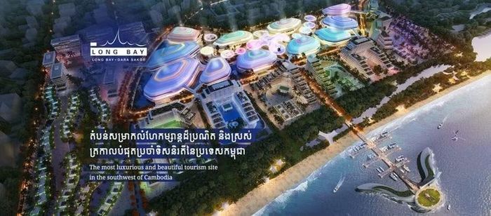 Khu phức hợp Long Bay của Đặng Phi Binh trở thành sào huyệt của các nhóm lừa đảo trực tuyến. Ảnh: HK01.