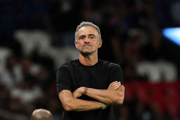Một bài toán khó dành cho Luis Enrique. Ảnh: Anne-Christine POUJOULAT / AFP